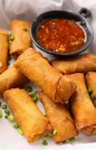 Veg Spring Rolls (5Pcs)